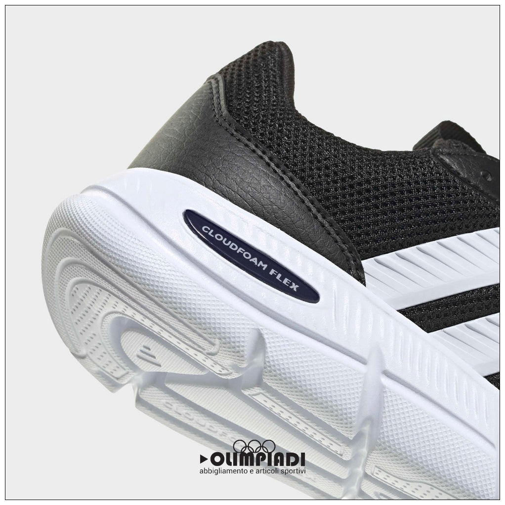 Sneakers Donna Adidas Cloudfoam Flex Lace Nere e Bianche - HQ4960