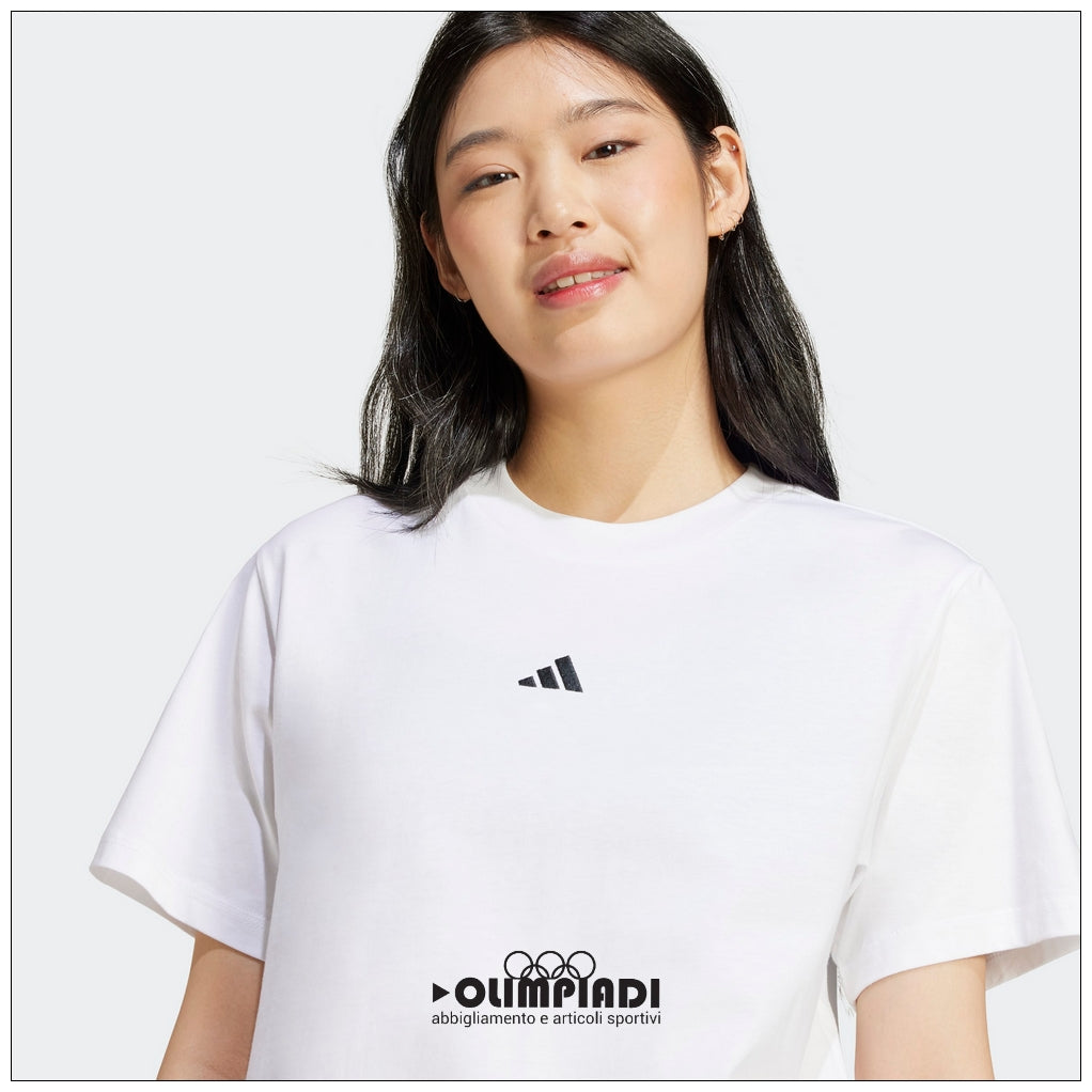 T-Shirt Donna Adidas Sportswear Bianca - JC5944