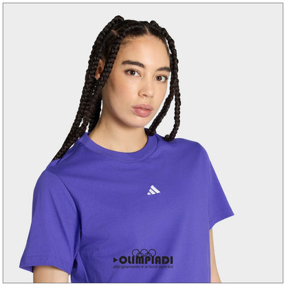 T-Shirt Donna Adidas Sportswear Viola - KF8396