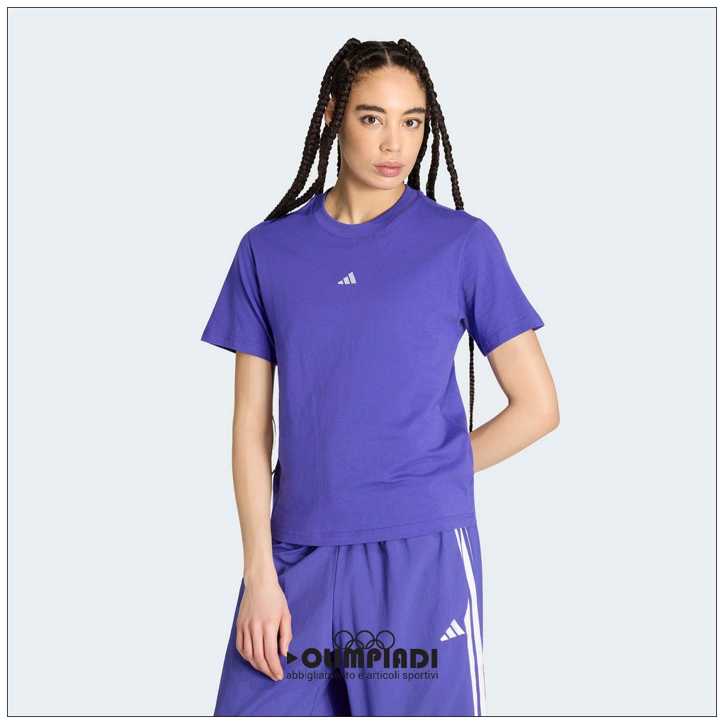 T-Shirt Donna Adidas Sportswear Viola - KF8396