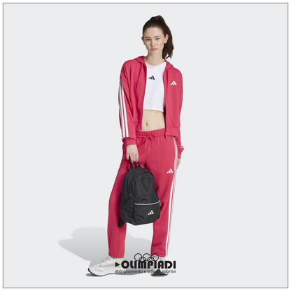 Felpa Donna Adidas 3-Stripes Full-Zip Rosa Power Pink - KF8323