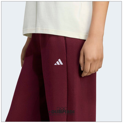 Pantaloni Donna Adidas Sportswear Felpati Marroni BORDEAUX - KF8426