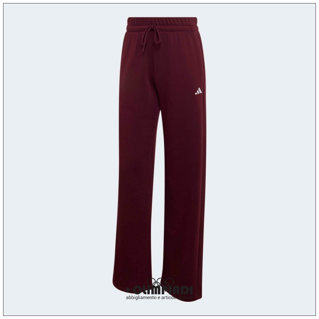 Pantaloni Donna Adidas Sportswear Felpati Marroni BORDEAUX - KF8426
