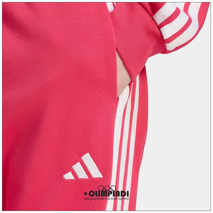 Pantaloni Donna Adidas 3-Stripes French Terry Rosa Power Pink - KF8339