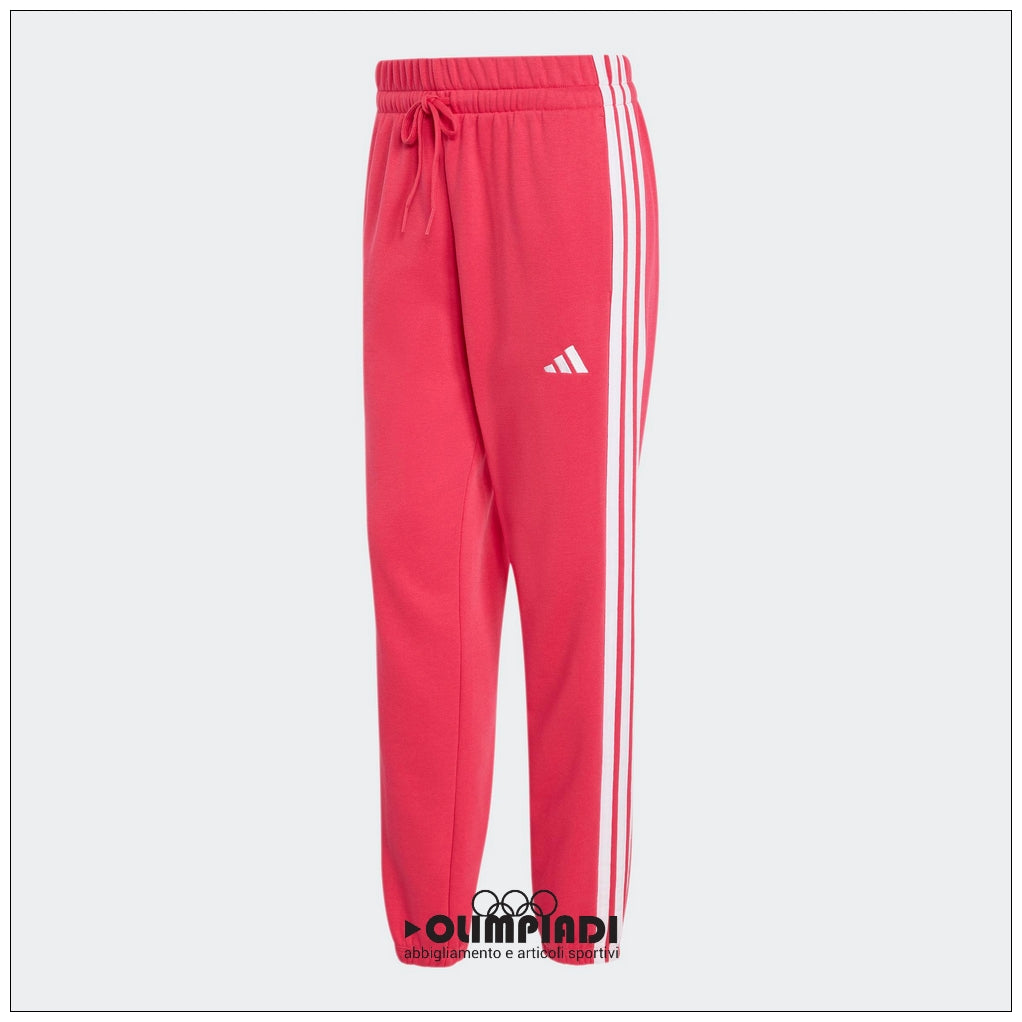 Pantaloni Donna Adidas 3-Stripes French Terry Rosa Power Pink - KF8339