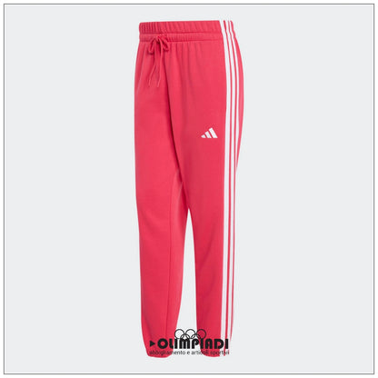 Pantaloni Donna Adidas 3-Stripes French Terry Rosa Power Pink - KF8339