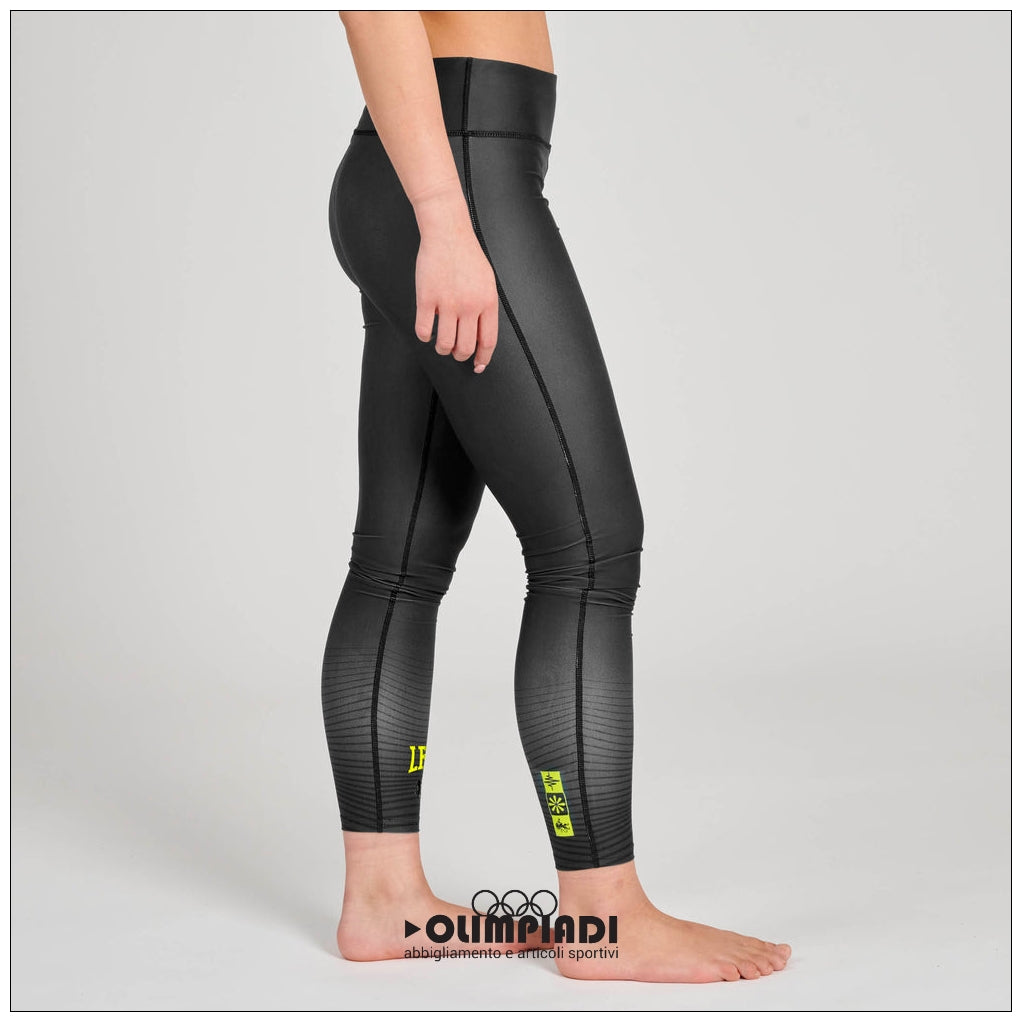Leggings Donna Leone 1947 Waves Neri - AB815
