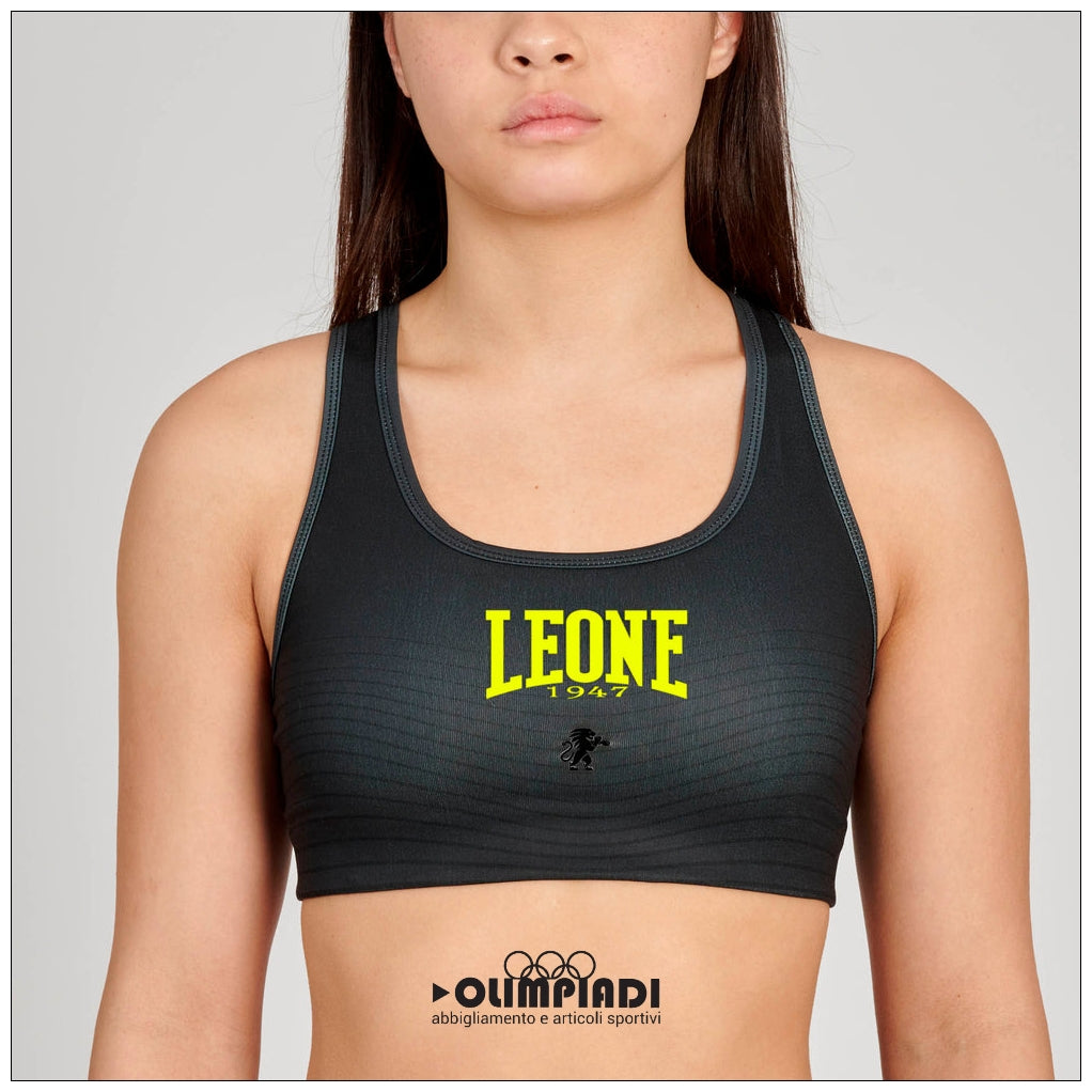 Top Sportivo Donna Leone 1947 Waves Nero - AB856