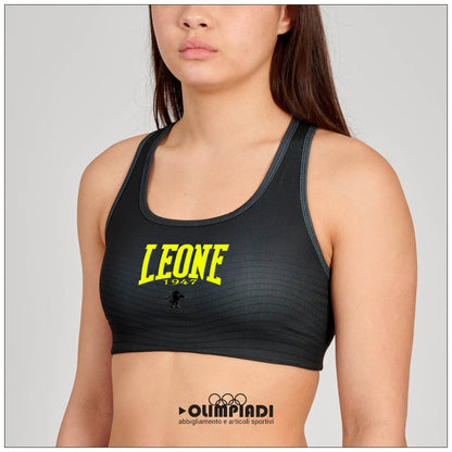 Top Sportivo Donna Leone 1947 Waves Nero - AB856