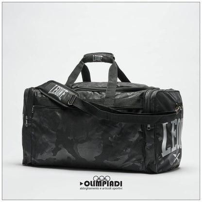 Borsone Sportivo Leone 1947 Camoblack Nero - AC944