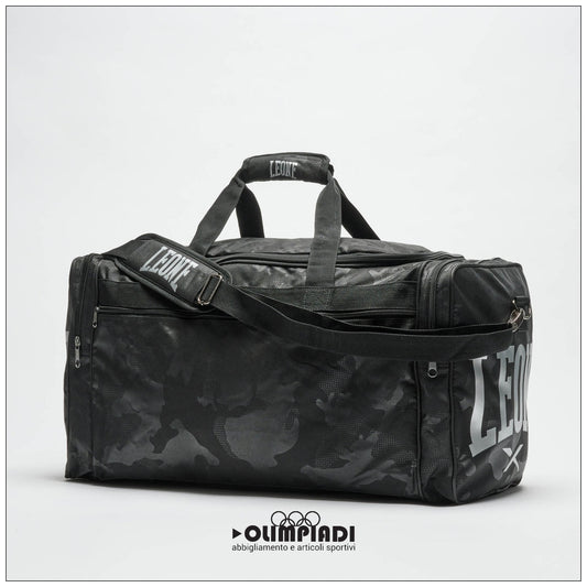 Borsone Sportivo Leone 1947 Camoblack Nero - AC944