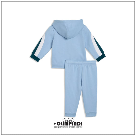 Tuta Sportiva Neonati Puma Minicats Ess Block Celeste - 695786-38