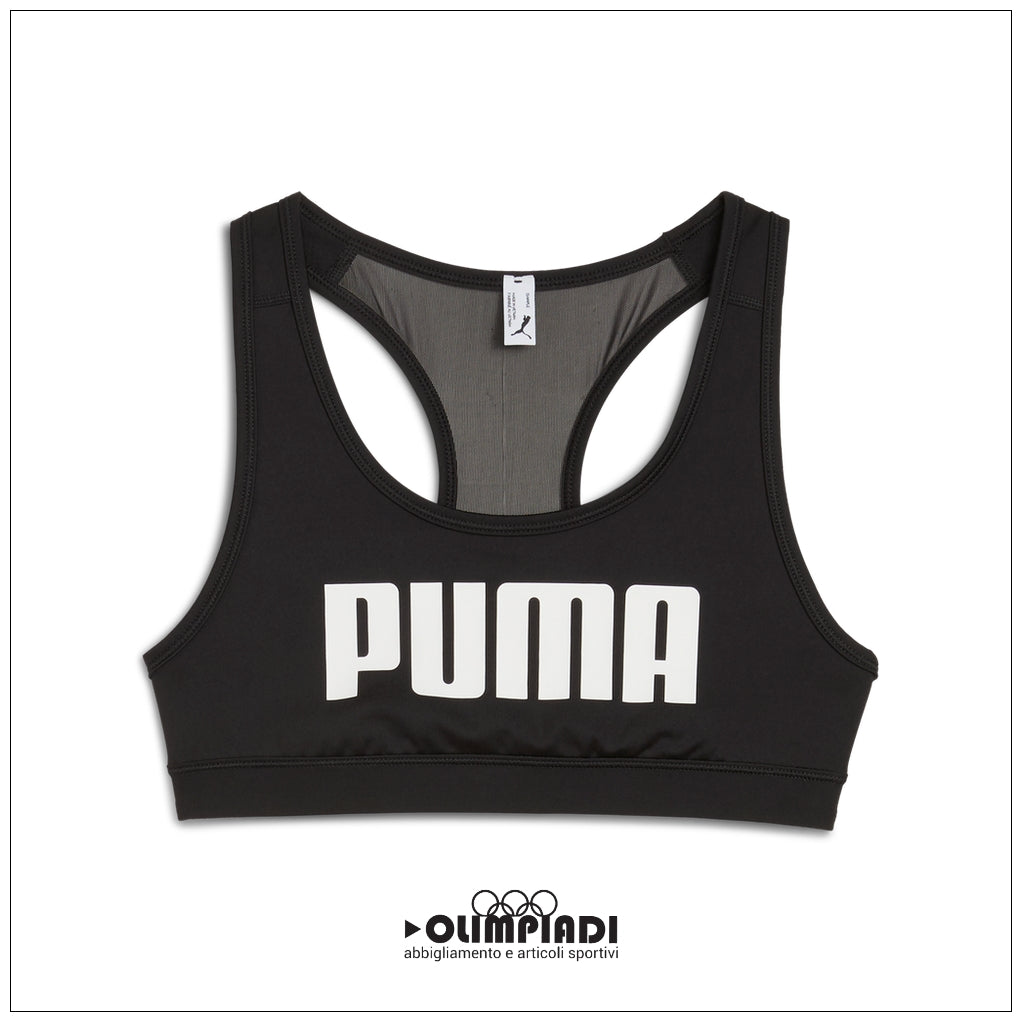 Reggiseno Sportivo Donna Puma 4Keeps Bra Nero - 528154-01