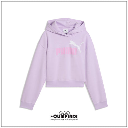 Felpa con Cappuccio Bambina e Ragazza Puma ESS 2 Color Lilla - 690717-46
