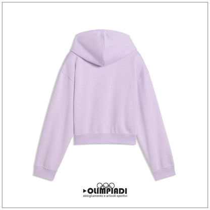 Felpa con Cappuccio Bambina e Ragazza Puma ESS 2 Color Lilla - 690717-46