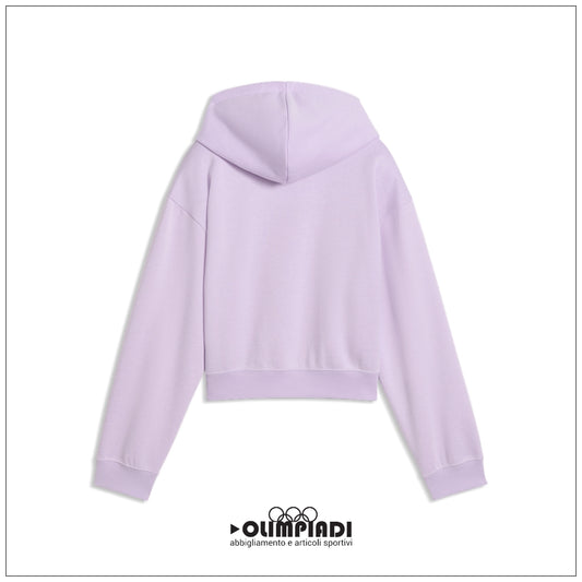 Felpa con Cappuccio Bambina e Ragazza Puma ESS 2 Color Lilla - 690717-46