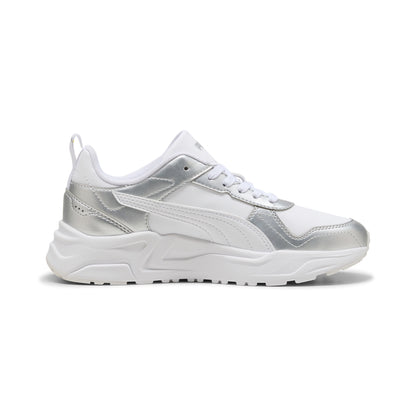 Sneakers Puma Trinity 2 LT Metallic Glam Bianche e Argento - 408280-02