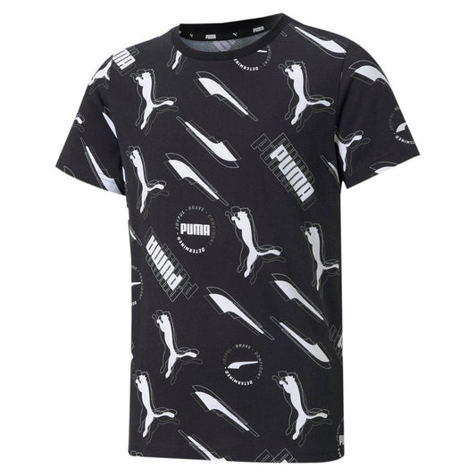 T SHIRT ALPHA AOP JR B PUMA