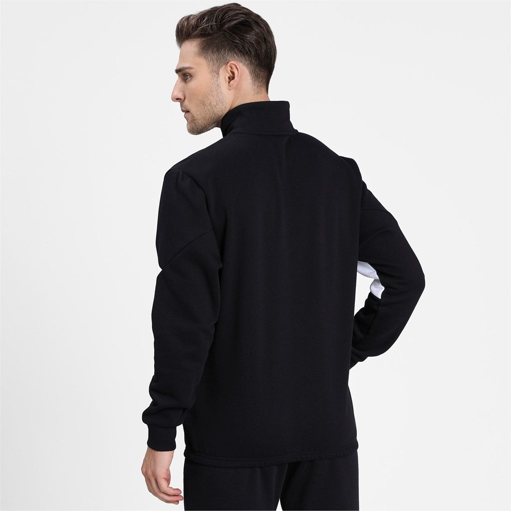 FELPA MEZZA ZIP PUMA 583573-01 NERO
