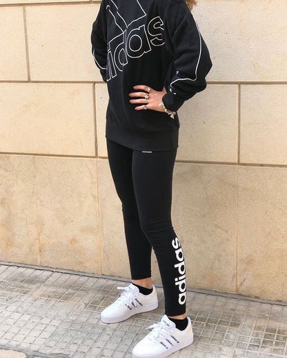 FELPA CREW FT ADIDAS W