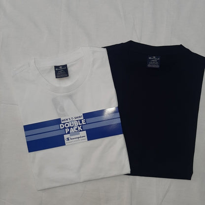 2 T SHIRT U CHAMPION COTONE