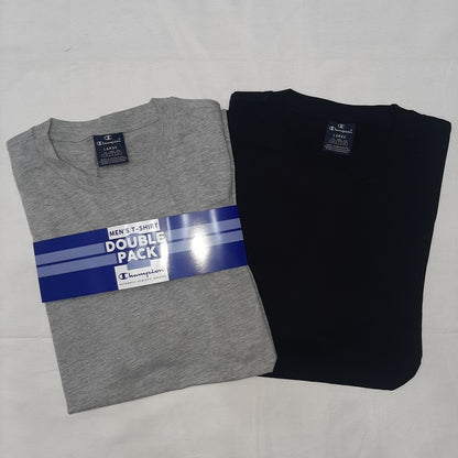 2 T SHIRT U CHAMPION COTONE