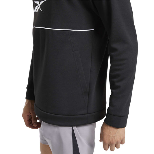 FELPA MEZZA ZIP WOR REEBOK
