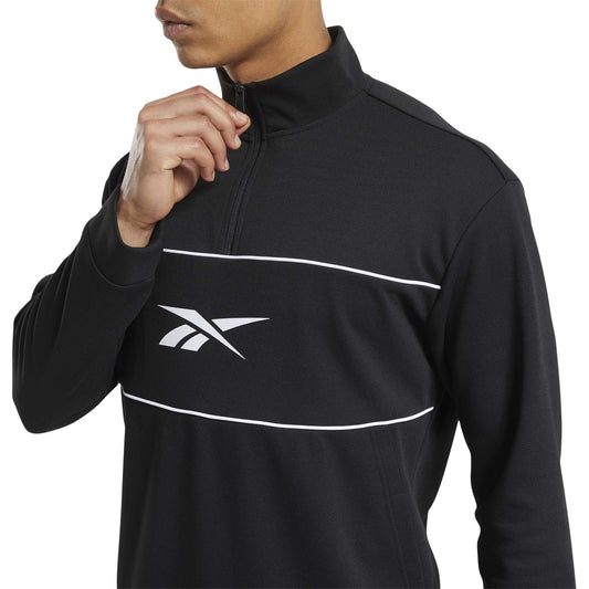 FELPA MEZZA ZIP WOR REEBOK