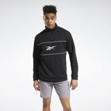 FELPA MEZZA ZIP WOR REEBOK