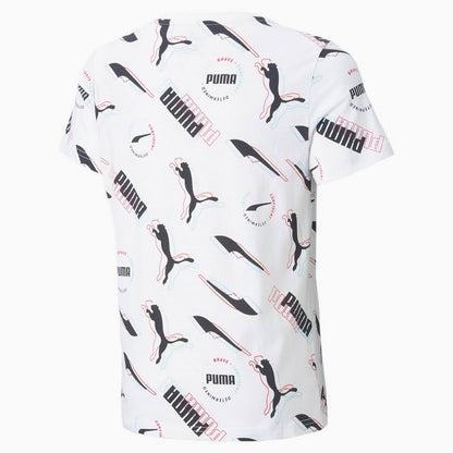 T SHIRT ALPHA AOP JR PUMA