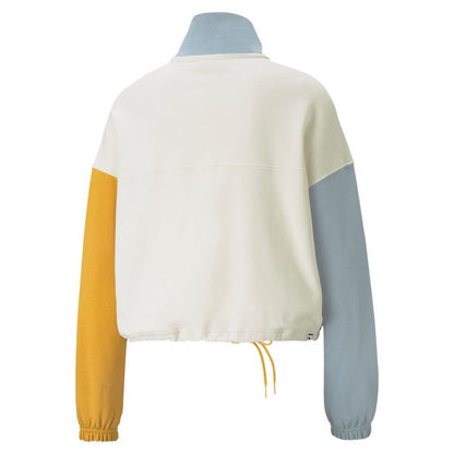 FELPA HALF-ZIP DOWNTOWN PUMA W