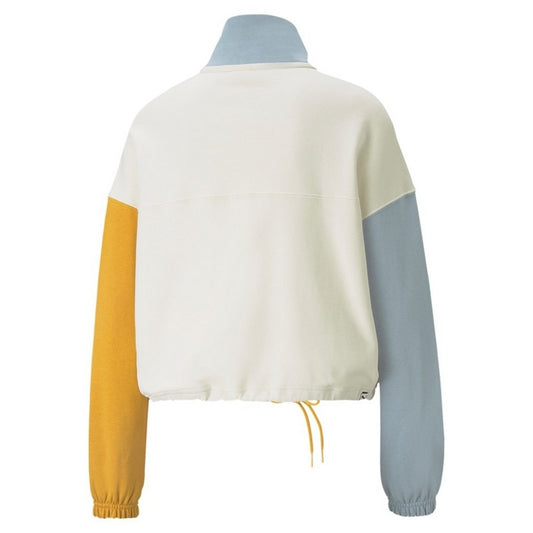 FELPA HALF-ZIP DOWNTOWN PUMA W