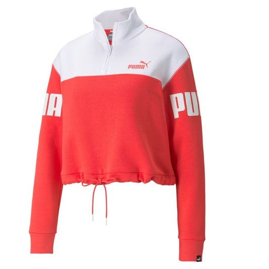 FELPA HALF-ZIP POWER PUMA W