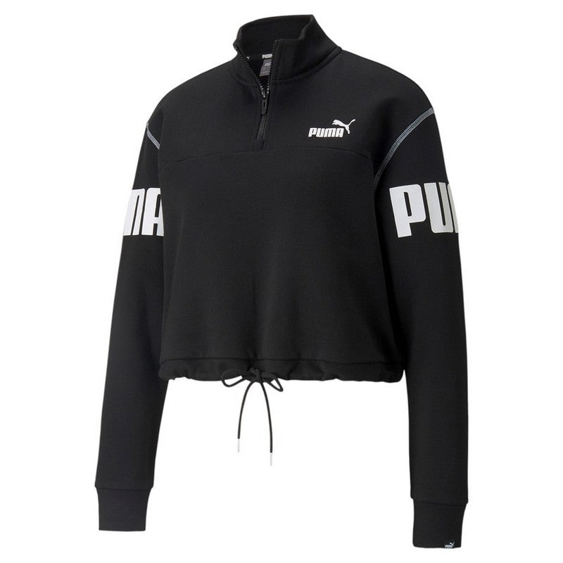 FELPA HALF-ZIP POWER PUMA W