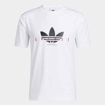 T SHIRT TREFOIL SCRIPT ADIDAS