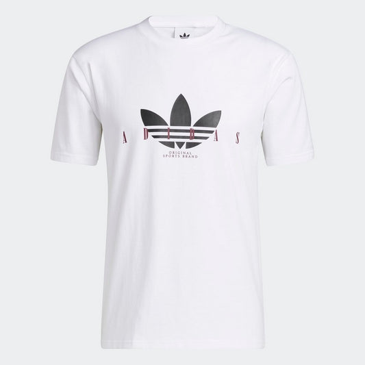 T SHIRT TREFOIL SCRIPT ADIDAS