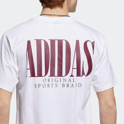 T SHIRT TREFOIL SCRIPT ADIDAS