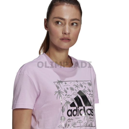 T SHIRT W BOS ADIDAS