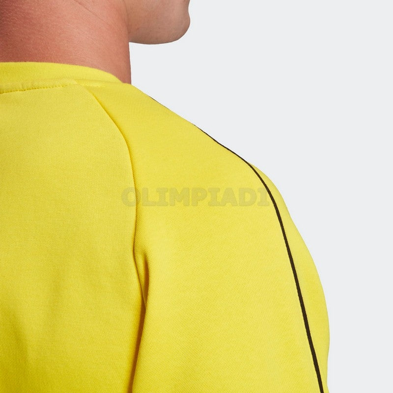 FELPA CREW CORE18 GIALLO