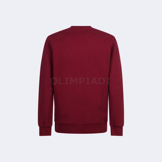 FELPA CREW MINILOGO STARTER UOMO BORDEAUX