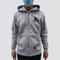 FELPA FULL ZIP CAPPUCCIO UOMO STARTER GRIGIO