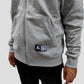 FELPA FULL ZIP CAPPUCCIO UOMO STARTER GRIGIO