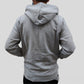 FELPA FULL ZIP CAPPUCCIO UOMO STARTER GRIGIO