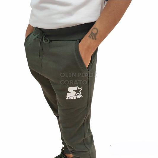 PANTALONE POLSINO U STARTER VERDE MILITARE