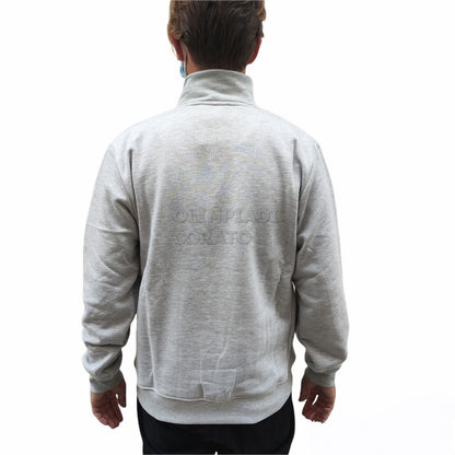 FELPA ZIP U STARTER GRIGIO