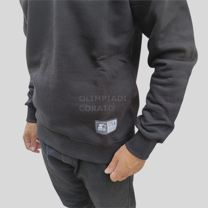 FELPA CREW U STARTER MINILOGO NERO