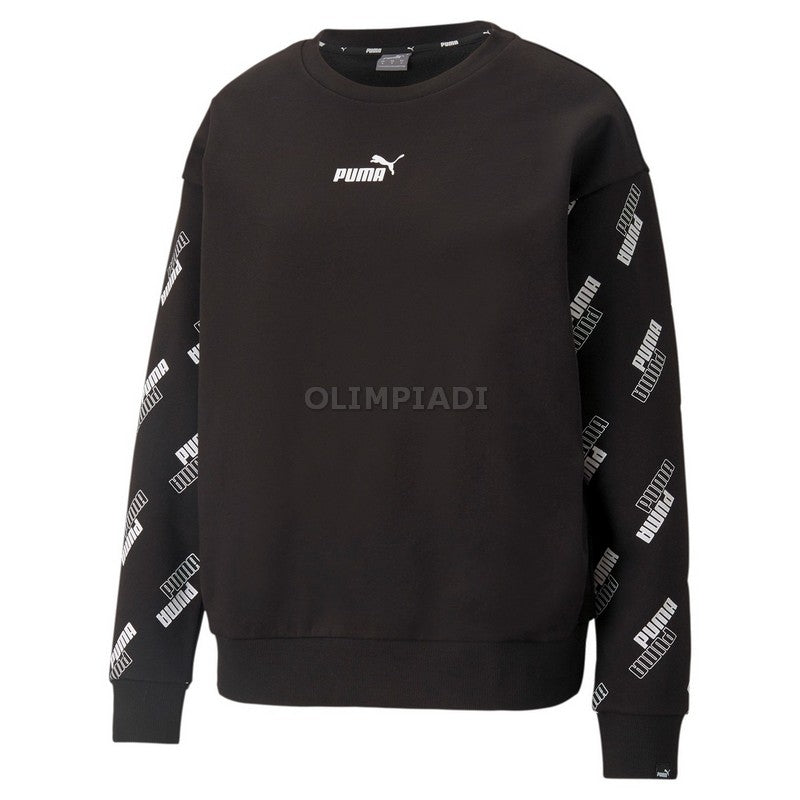 FELPA CREW AOP W PUMA