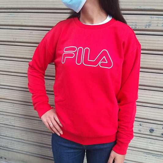 FELPA CREW LARA FT FILA