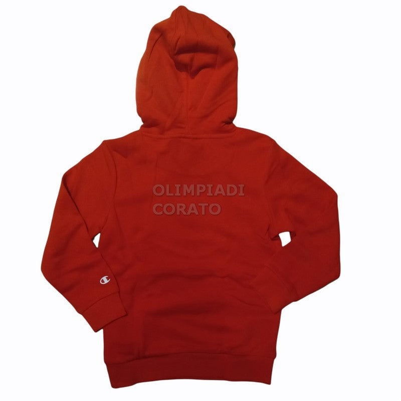 FELPA JR CAPPUCCIO CHAMPION ROSSO