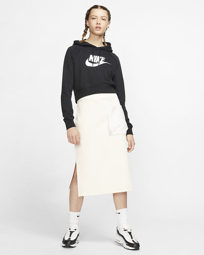 FELPA CAPPUCCIO CROP NIKE W